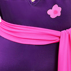 Psylocke Maillot de Bain Violet Vif Une Pièce Cosplay Costume