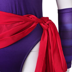 Psylocke Tenue Violette Cosplay Costume