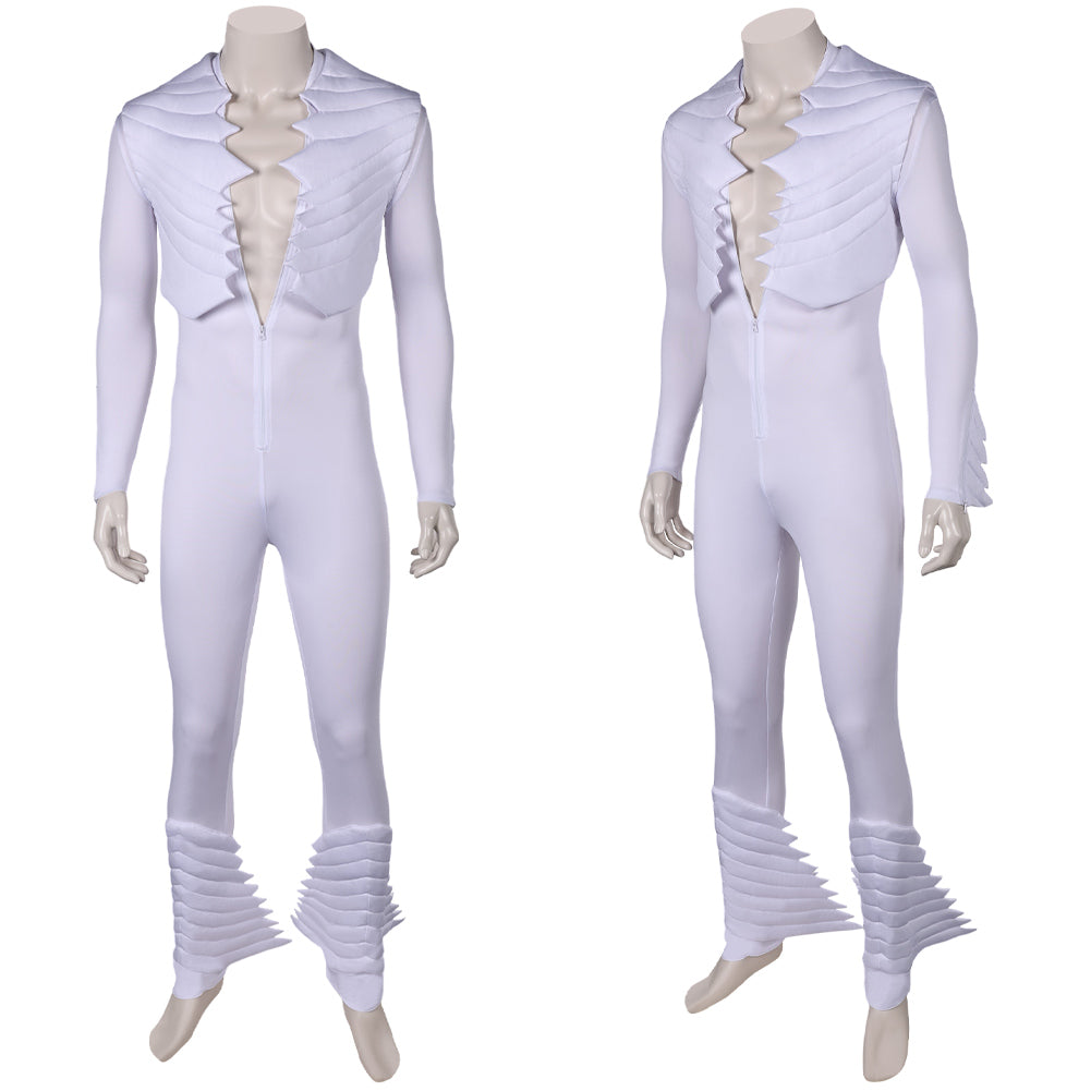 Queen Freddie Mercury Tenue Blanche Cosplay Costume