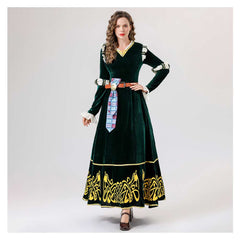 Rebelle Princesse Merida Robe Verte Cosplay Costume