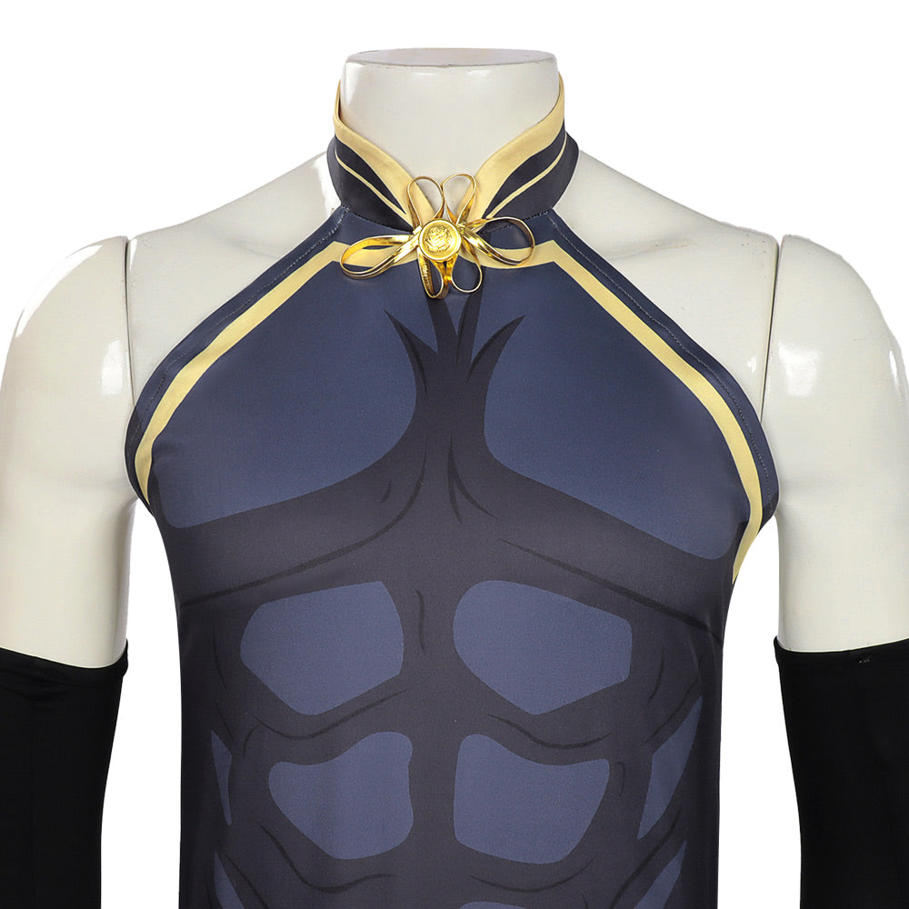 Record of Ragnarok Qin Shi Huang Tenue Jaune Cosplay Costume