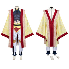 Record of Ragnarok Qin Shi Huang Tenue Jaune Cosplay Costume