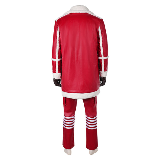 Red One(2024) Nick Santa Claus Père Noël Tenue Rouge Cosplay Costume