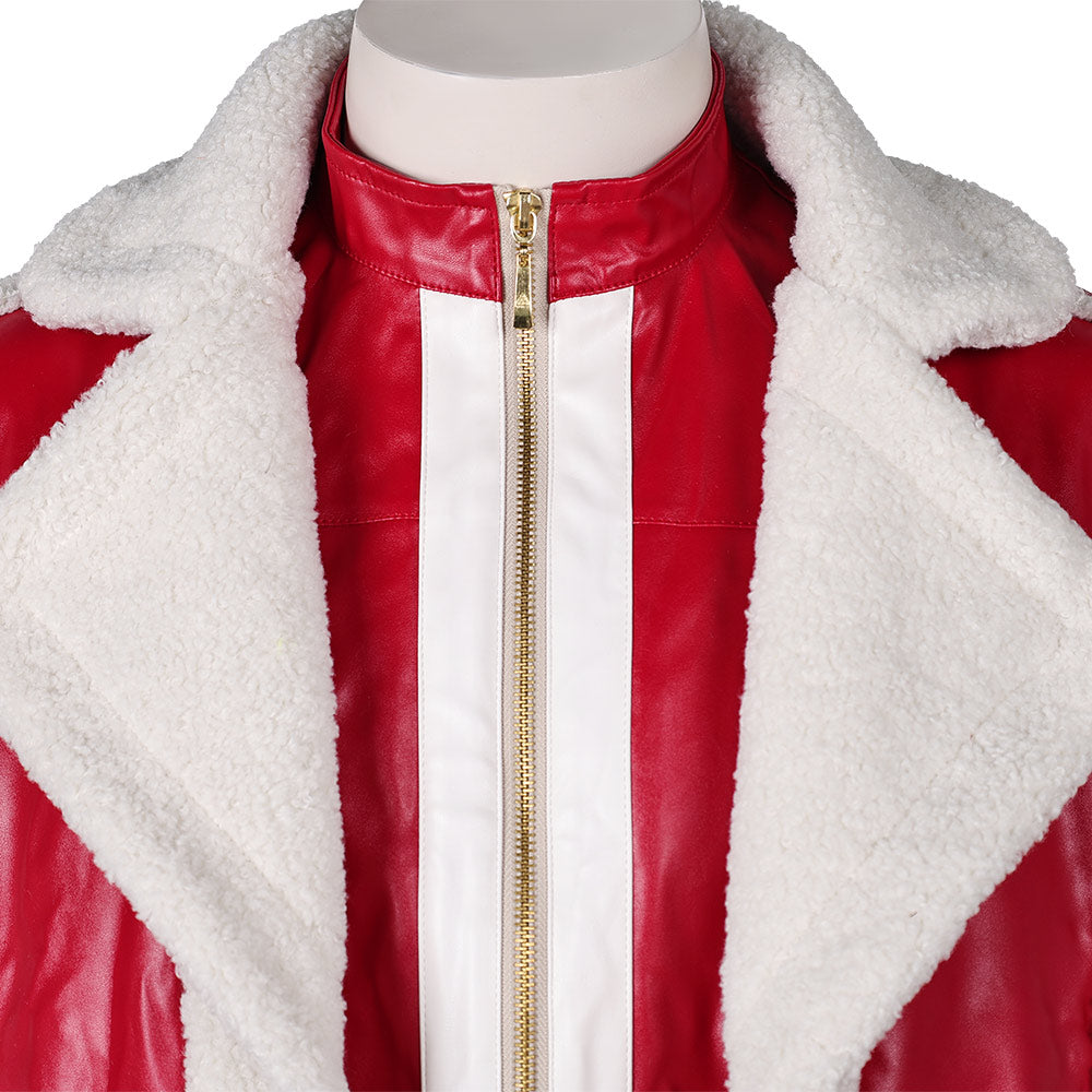 Red One(2024) Nick Santa Claus Père Noël Tenue Rouge Cosplay Costume