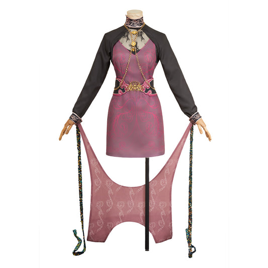 Resident Evil 30e Anniversaire Ada Wong Tenue Rouge et Noire Cosplay Costume