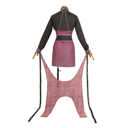 Resident Evil 30e Anniversaire Ada Wong Tenue Rouge et Noire Cosplay Costume