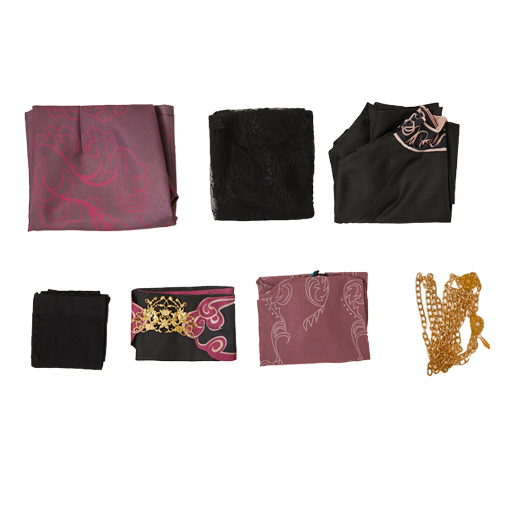 Resident Evil 30e Anniversaire Ada Wong Tenue Rouge et Noire Cosplay Costume