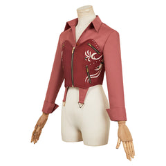 Resident Evil 30e Anniversaire Claire Redfield Chemise et Gilet Rouges Cosplay Costume