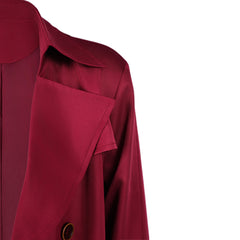 Resident Evil Requiem(2026) Alyssa Ashcroft Trench-coat Manteau Rouge Cosplay Costume