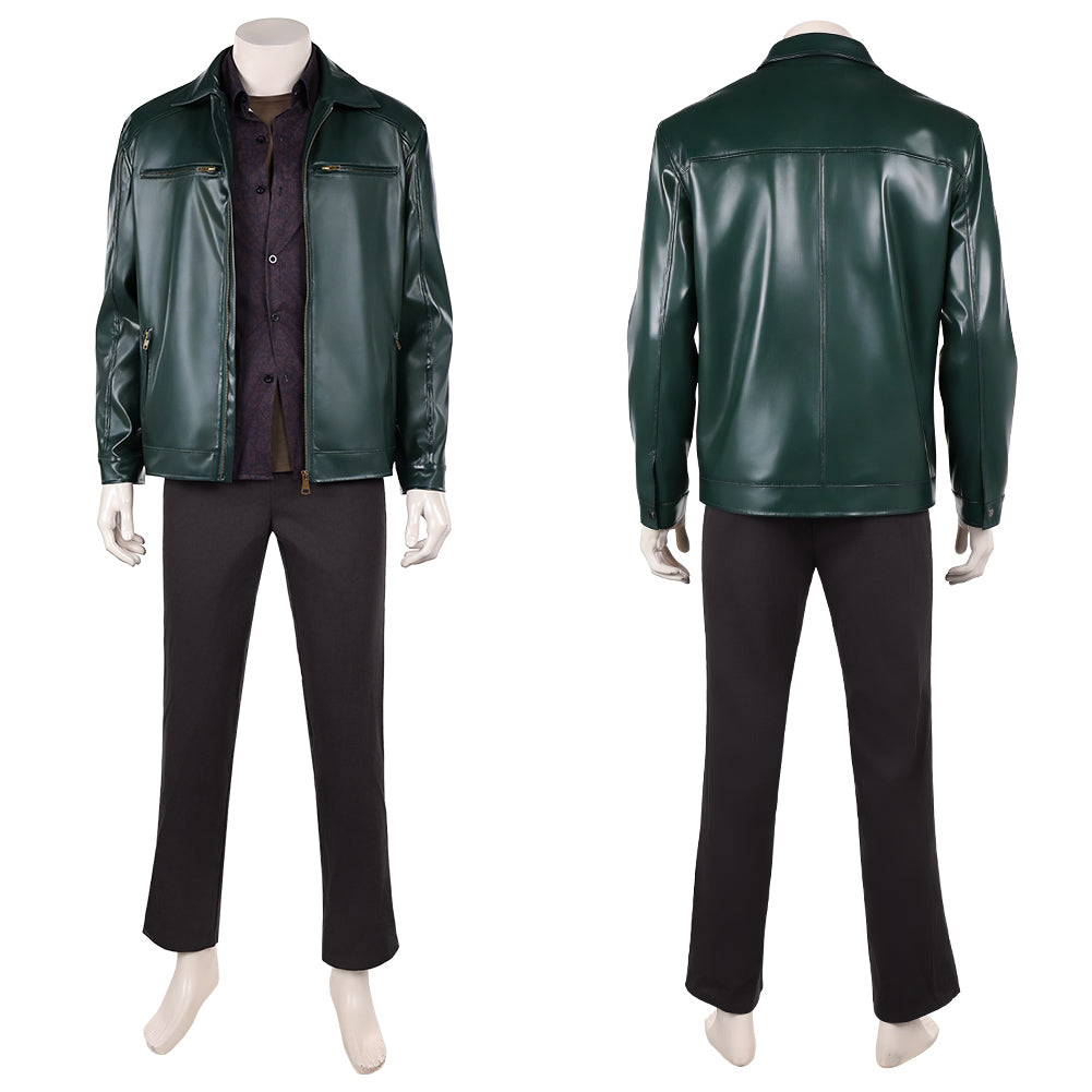 Retour à Silent Hill(2026) James Sunderland Tenue Noire et Verte Cosplay Costume