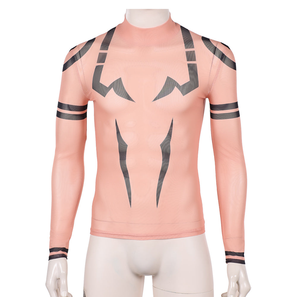 Saison 3(2026) Sukuna Haut Imprimé Tatouage Cosplay Costume