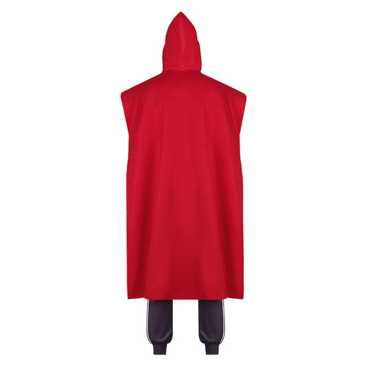 SANDA(2025) Le Père Noël Tenue Rouge de Cape Cosplay Costume