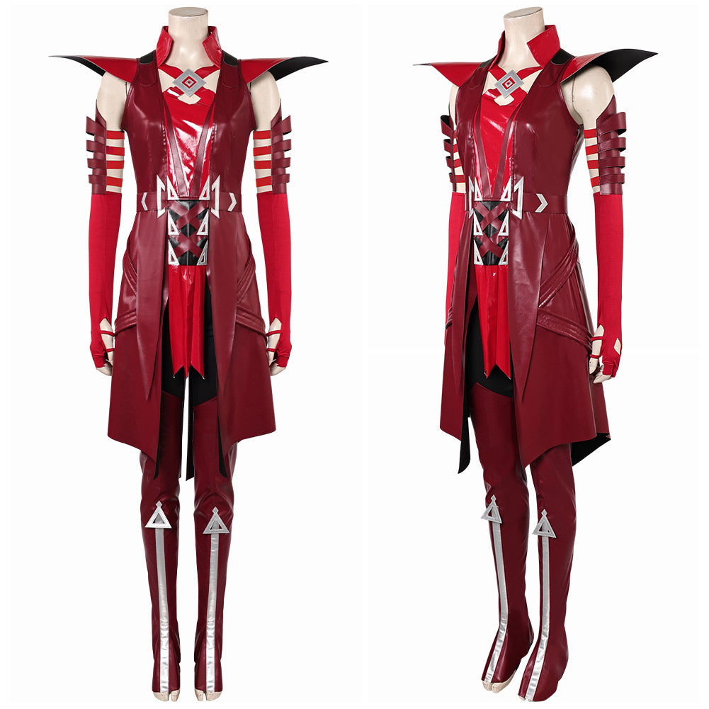 Scarlet Witch Wanda Django Maximoff Cosplay Costume