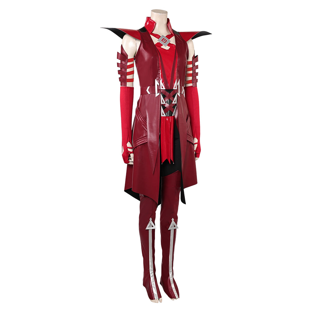 Scarlet Witch Wanda Django Maximoff Cosplay Costume