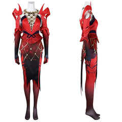 Scarlet Witch Wanda Tenue Rouge Cosplay Costume