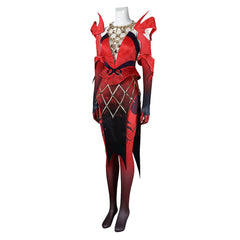 Scarlet Witch Wanda Tenue Rouge Cosplay Costume