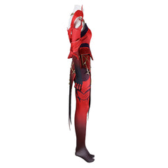 Scarlet Witch Wanda Tenue Rouge Cosplay Costume