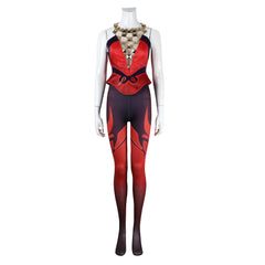 Scarlet Witch Wanda Tenue Rouge Cosplay Costume
