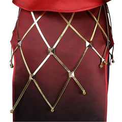 Scarlet Witch Wanda Tenue Rouge Cosplay Costume