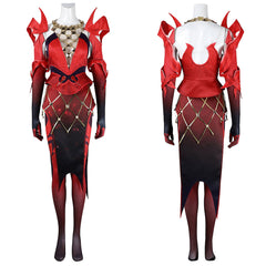 Scarlet Witch Wanda Tenue Rouge Cosplay Costume