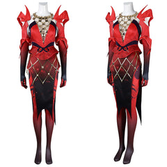 Scarlet Witch Wanda Tenue Rouge Cosplay Costume