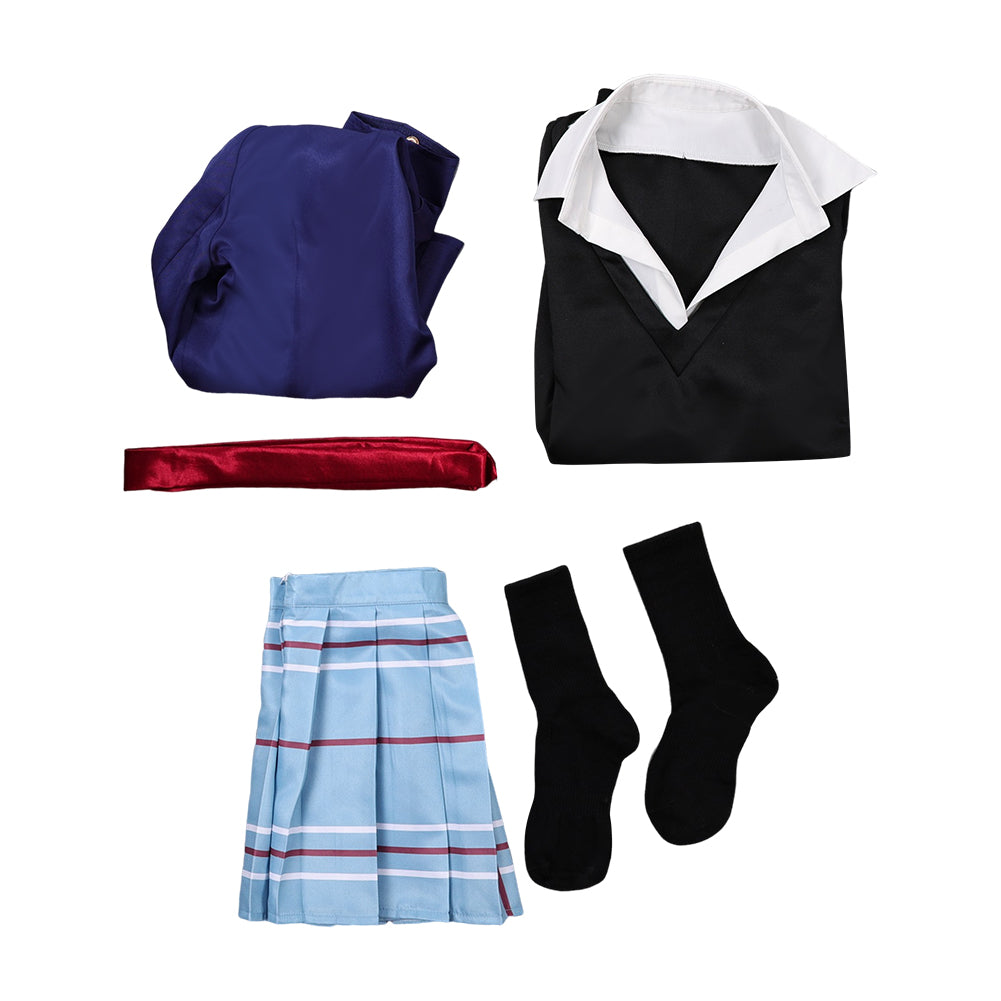 Sexy Cosplay Doll 2(2025) Kitagawa Marin Uniforme Bleu et Noire Cosplay Costume