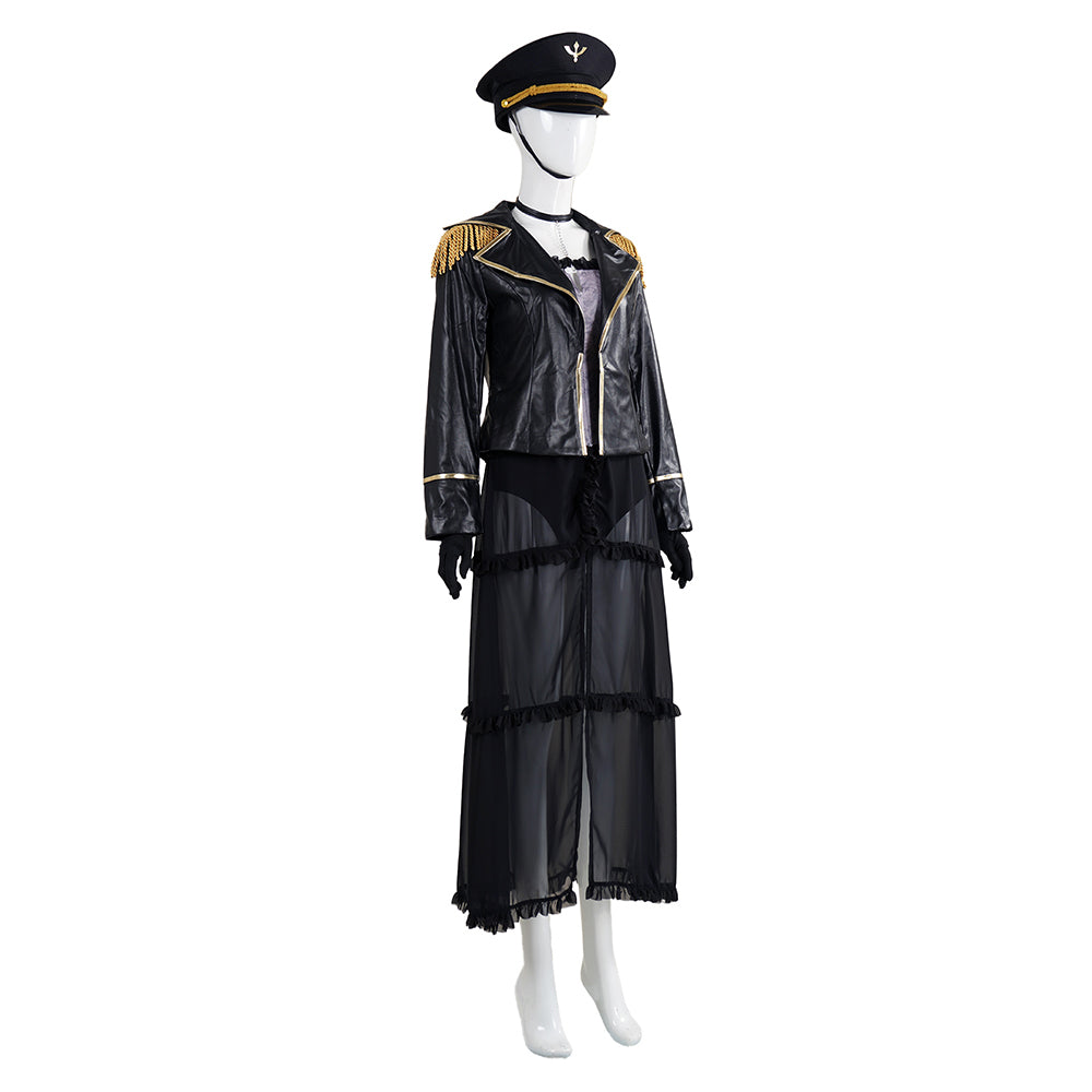 Sexy Cosplay Doll Shion Nikaido Tenue Noire Cosplay Costume