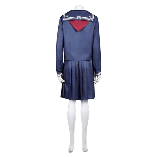 Silent Hill F(2025) Chiko Fukuwaka Uniforme Scolaire Bleu Cosplay Costume
