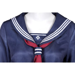 Silent Hill F(2025) Chiko Fukuwaka Uniforme Scolaire Bleu Cosplay Costume