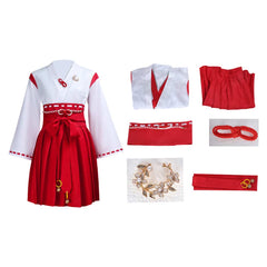 Silent Hill F(2025) Shimizu Hinako Robe Blanche et Rouge Cosplay Costume