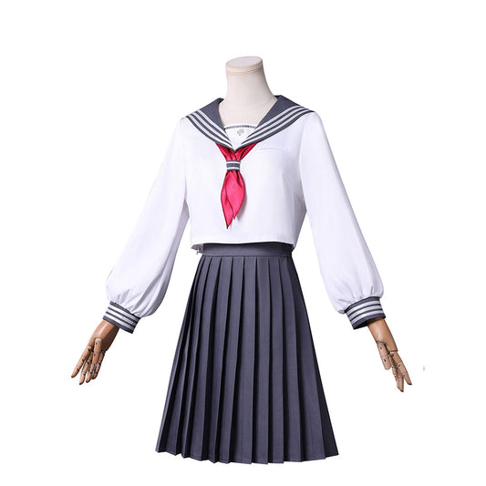Silent Hill F(2025) Shimizu Hinako Unifrome Scolaire Blanc et Noire Cosplay Costume