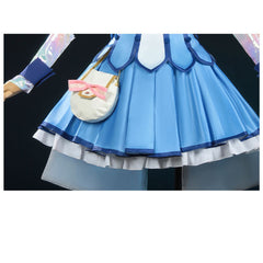 Smile Precure! Pretty Cure Aoki Reika Robe Bleue Cosplay Costume