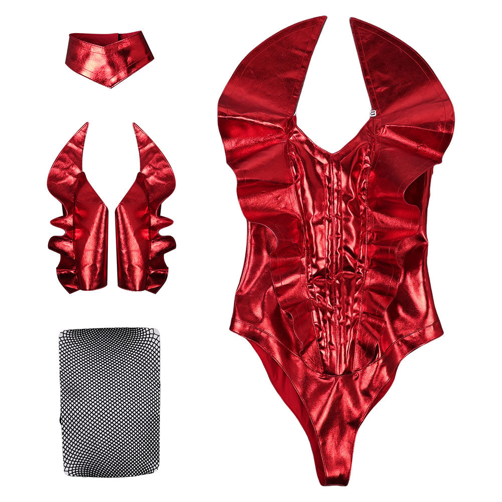 Sourire 2(2024) Skye Riley Tenue de Scène Rouge Cosplay Costume