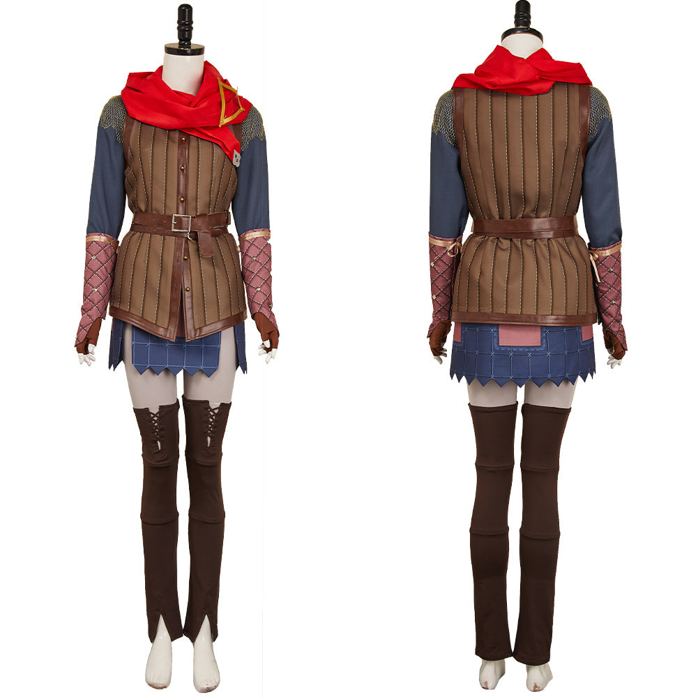 Split Fiction(2025) Mio Tenue Brune Cosplay Costume