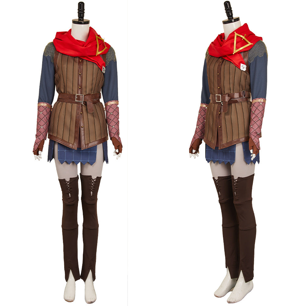 Split Fiction(2025) Mio Tenue Brune Cosplay Costume