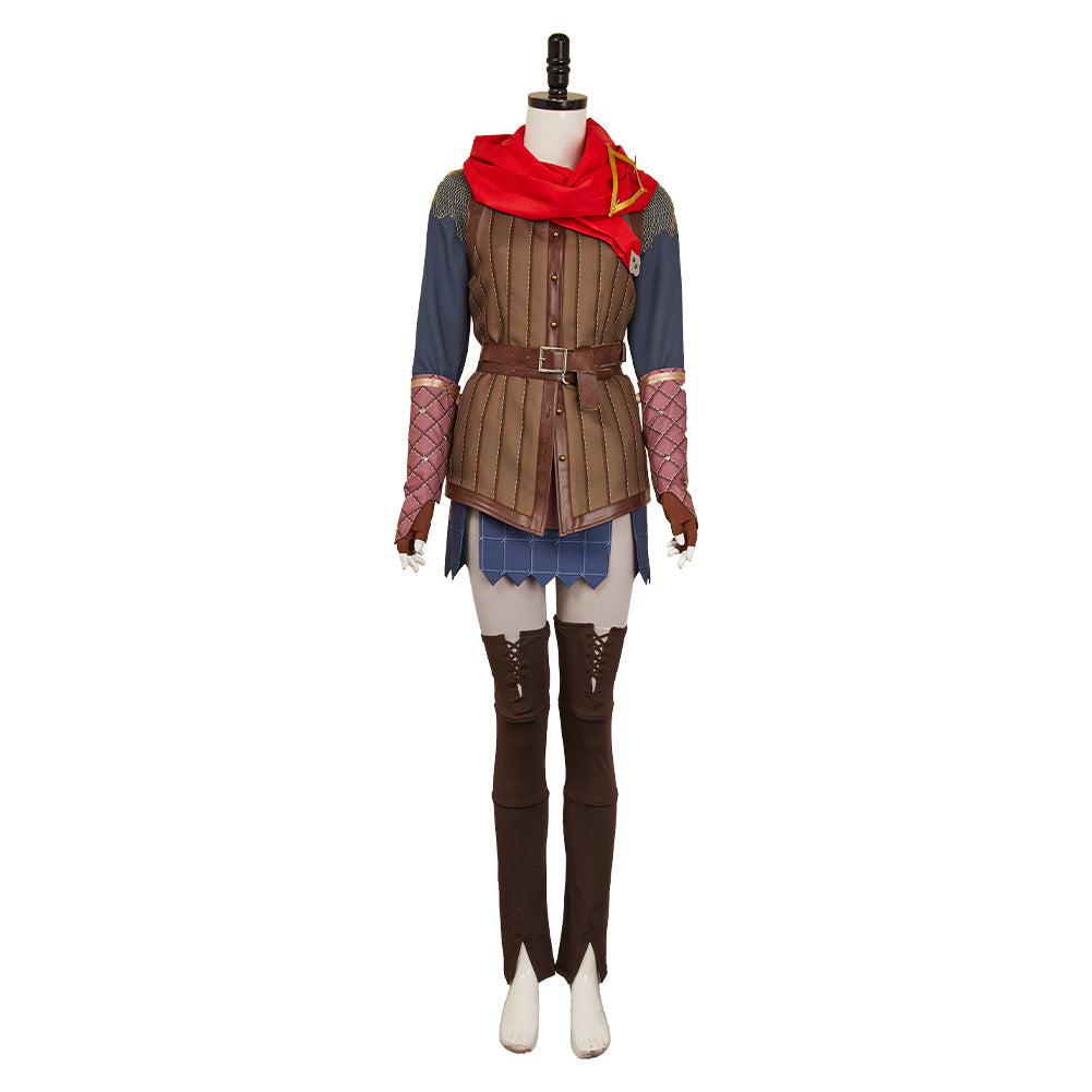 Split Fiction(2025) Mio Tenue Brune Cosplay Costume