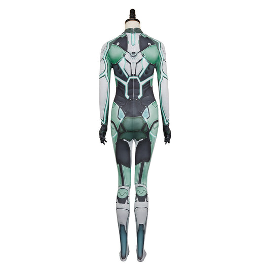 Split Fiction(2025) Zoe Combinaison Verte Cosplay Costume