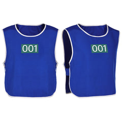 Squid Game 3(2025) Joueur 001 Gilet Bleu Cosplay Costume