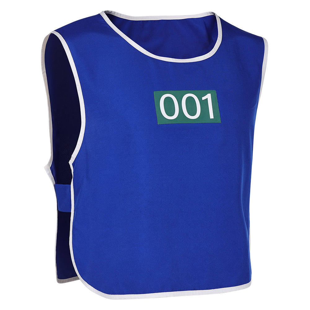 Squid Game 3(2025) Joueur 001 Gilet Bleu Cosplay Costume