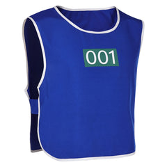 Squid Game 3(2025) Joueur 001 Gilet Bleu Cosplay Costume