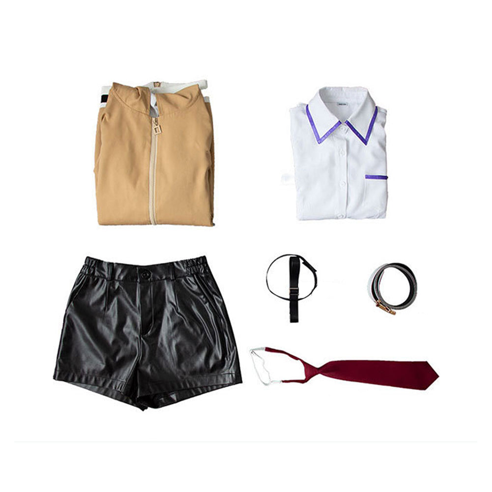 Steins Gate Re: Boot(2026) Kurisu Makise Tenue Brune Cosplay Costume