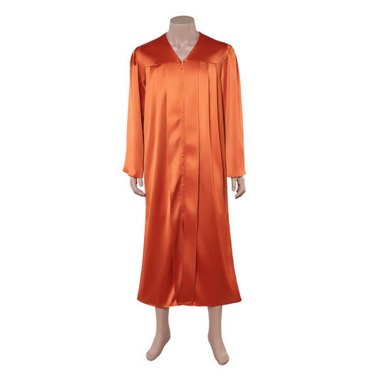 Stranger Things Saison 5 Dustin Henderson Robe de Licence Orange Cosplay Costume