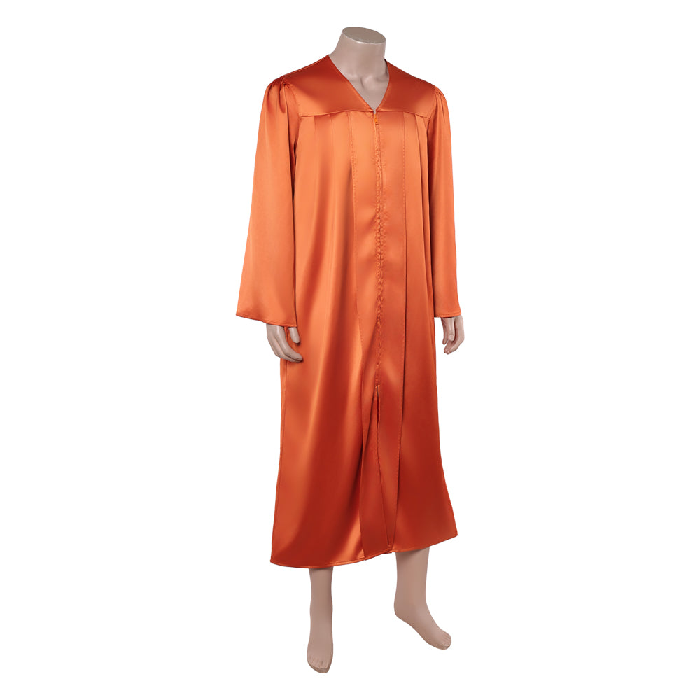 Stranger Things Saison 5 Dustin Henderson Robe de Licence Orange Cosplay Costume