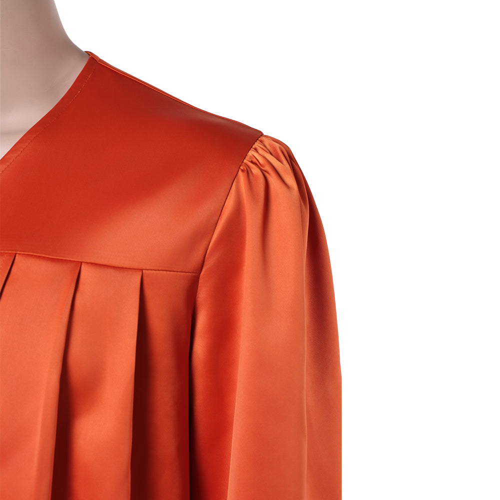 Stranger Things Saison 5 Dustin Henderson Robe de Licence Orange Cosplay Costume