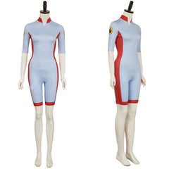 Stranger Things Saison 5 Eleven Maillot de Bain Une Pièce Bleu Cosplay Costume