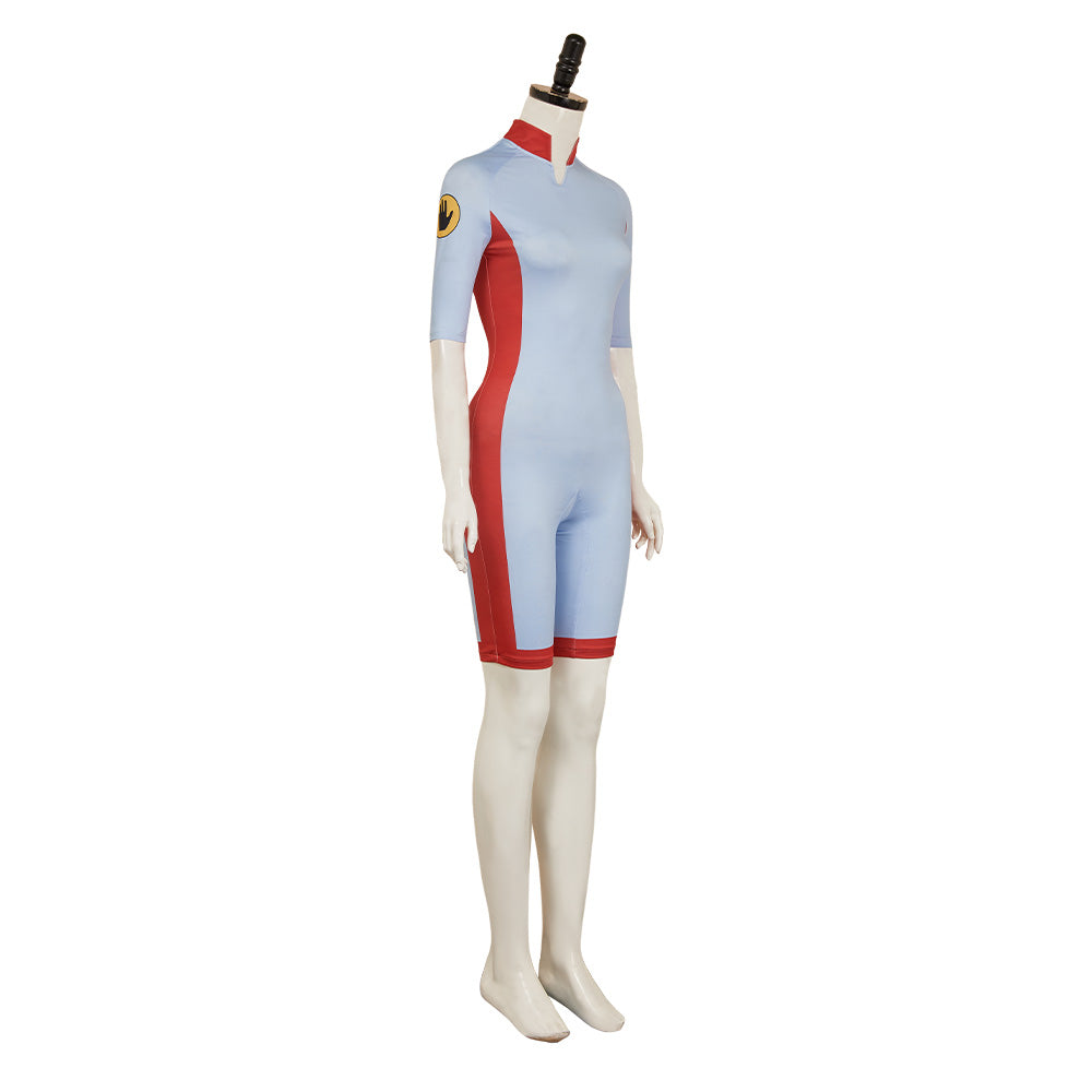Stranger Things Saison 5 Eleven Maillot de Bain Une Pièce Bleu Cosplay Costume