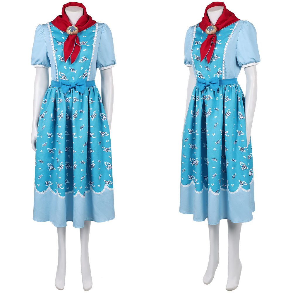 Stranger Things Saison 5 Holly Wheeler Robe Bleue Cosplay Costume