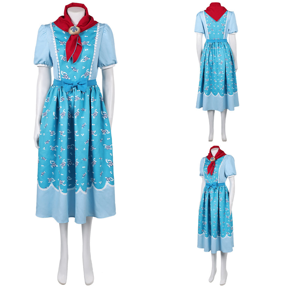 Stranger Things Saison 5 Holly Wheeler Robe Bleue Cosplay Costume