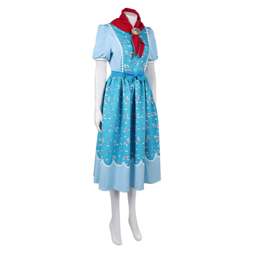 Stranger Things Saison 5 Holly Wheeler Robe Bleue Cosplay Costume