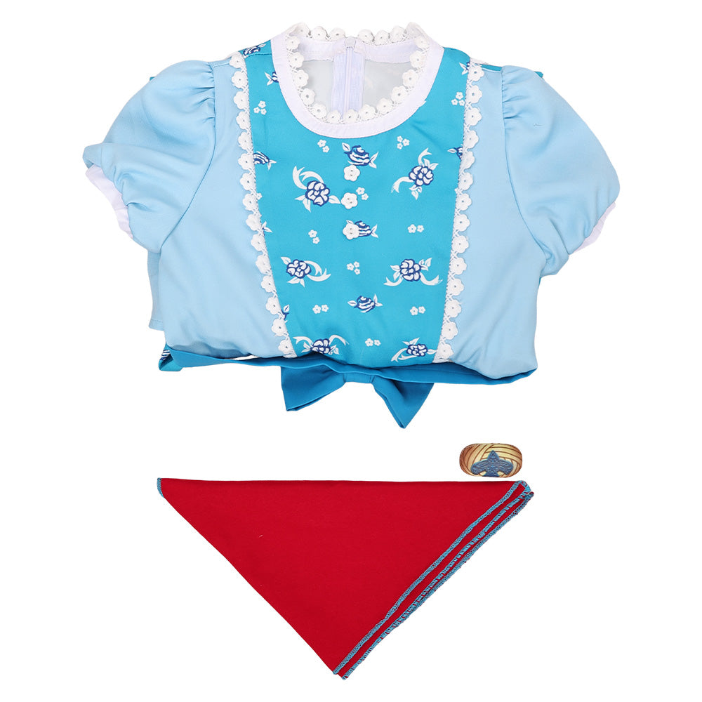 Stranger Things Saison 5 Holly Wheeler Robe Bleue Cosplay Costume